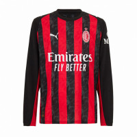 Милан футболка домашняя с длинным рукавом 2025/26 Милан футболка домашняя с длинным рукавом 2025/26
