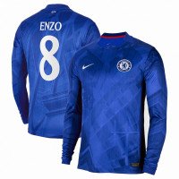Челси футболка домашняя с длинным рукавом 2025/26 Энцо 8 Челси футболка домашняя с длинным рукавом 2025/26 Энцо 8