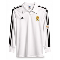 Реал Мадрид футболка домашняя ретро с длинным рукавом 2002 Реал Мадрид футболка домашняя ретро с длинным рукавом 2002