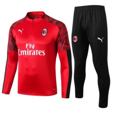 Тренировочный костюм Милан красный сезон 2019-2020