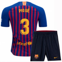 Барселона Комплект футбольной формы детский домашний Пике 3 2018-2019