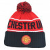 Теплая шапка Манчестер Юнайтед с помпоном