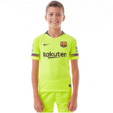 Футбольная форма для детей "Барселона" гостевая 18-19