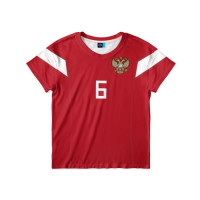 Детская футболка Сборная России домашняя сезон 2018/19 Черышев 6
