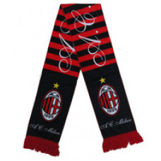 Фанатский шарф футбольного клуба Милан из флиса