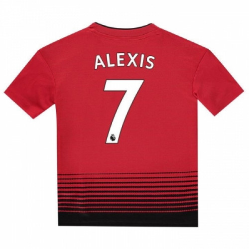 Детская футболка Манчестер Юнайтед домашняя сезон 2018/19 Алексис 7