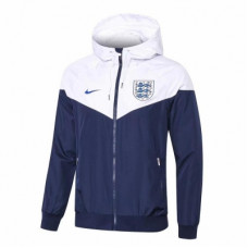 Куртка-ветровка сборной Англии бело-синяя сезон 2019-2020