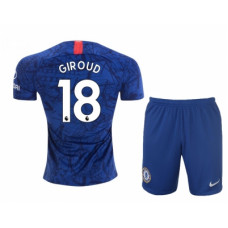 Челси (Chelsea) форма домашняя 2019/20 (футболка+шорты) Оливье Жиру 18