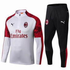 Тренировочный костюм Милан белый сезон 2019-2020