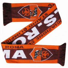 Шерстяной шарф с эмблемой ФК Рома