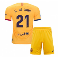 Барселона Форма гостевая (футболка+шорты) 2019-2020 Фрэнки Де Йонг 21