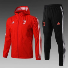 Cпортивный костюм с ветровкой Ювентус (Juventus) красно-черный сезон 2019/20