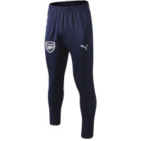 Арсенал (Arsenal) спортивные штаны темно-синие с белым сезон 2019-2020