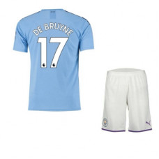 Манчестер Сити (Manchester City) форма домашняя 2019/20 (футболка+шорты) Де Брейне 17
