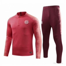 Барселона тренировочный костюм розово-бордовый сезон 2018-2019