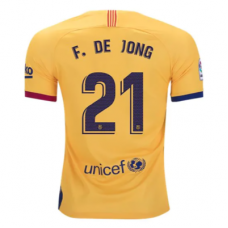 Барселона (Barcelona) Футболка гостевая 2019-2020 Фрэнки Де Йонг 21