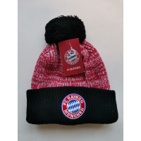 Бавария Мюнхен зимняя шапка с помпоном