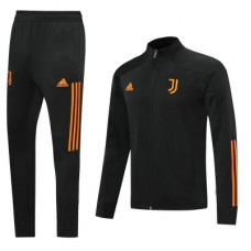 Спортивный костюм Ювентус черный с оранжевым 2020-2021