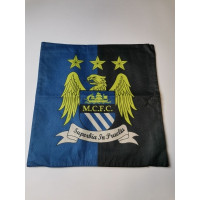 Наволочка на подушку синяя с эмблемой Манчестер Сити