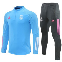 Реал Мадрид тренировочный костюм голубой сезон 2020-2021