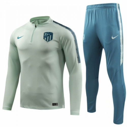 Тренировочный костюм Атлетико Мадрид голубой форма сезона 2018/19