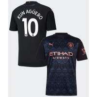Манчестер Сити футболка гостевая 2020-2021 Агуэро 10