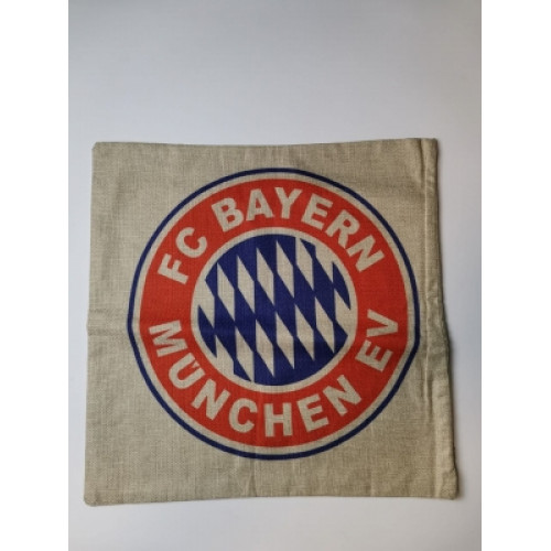 Бавария Мюнхен наволочка на подушку с эмблемой серая