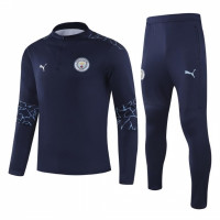 Манчестер Сити тренировочный костюм темно-синий 2020/2021