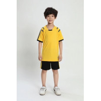 Детская спортивная футбольная форма темно-желтая