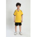 Детская спортивная футбольная форма темно-желтая