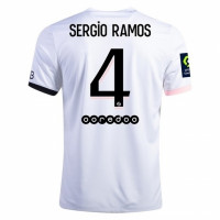 ПСЖ гостевая футболка 2021-2022 Серхио Рамос 4