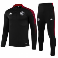 Манчестер Юнайтед тренировочный костюм 2021-2022 черный
