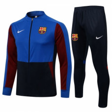 Барселона спортивный костюм 2021-2022 сине-гранатовый