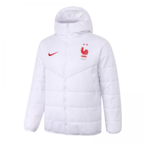 Сборная Франции утепленная куртка 2020-2021 белая