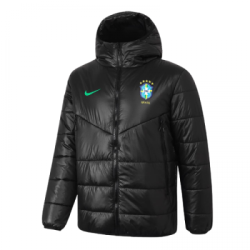 Сборная Бразилии утепленная куртка 2020-2021 черная