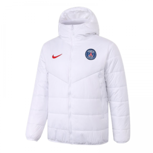 ПСЖ утепленная куртка 2020-2021 белая