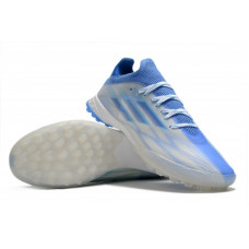 Сороконожки adidasX SPEEDFLOW.1 бело-синие