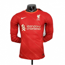 Ливерпуль домашняя футболка с длинным рукавом (игровая версия) 2021-2022