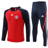 Бавария тренировочный костюм красно-синий 2021-2022