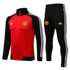 Манчестер Юнайтед спортивный костюм красно-черный 2021-2022