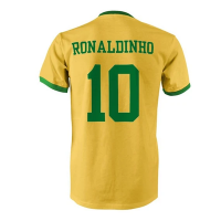 Сборная Бразилии домашняя футболка сезон 2020/21 ronaldinho 10