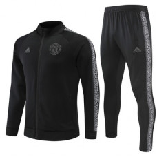 Манчестер Юнайтед детский спортивный костюм чёрный 2022-2023