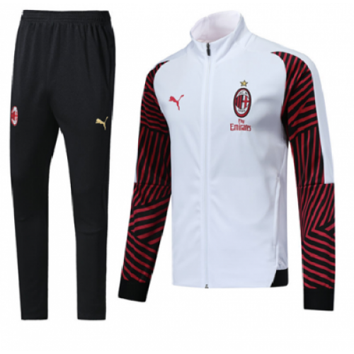 Тренировочный костюм Милан черно-белый сезон 2018/19