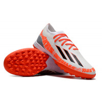 Сороконожки Adidas X Speedportal.1 бело-оранжевые