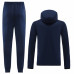 ПСЖ спортивный костюм с капюшоном 2022-2023 тёмно-синий