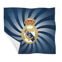 Реал Мадрид плед светло-синий