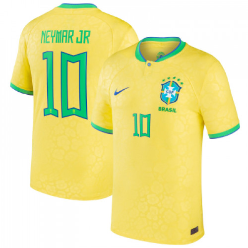 Сборная Бразилии домашняя футболка сезон 2022-2023 Неймар 10