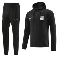 Барселона спортивный костюм с толстовкой чёрный 2022-2023