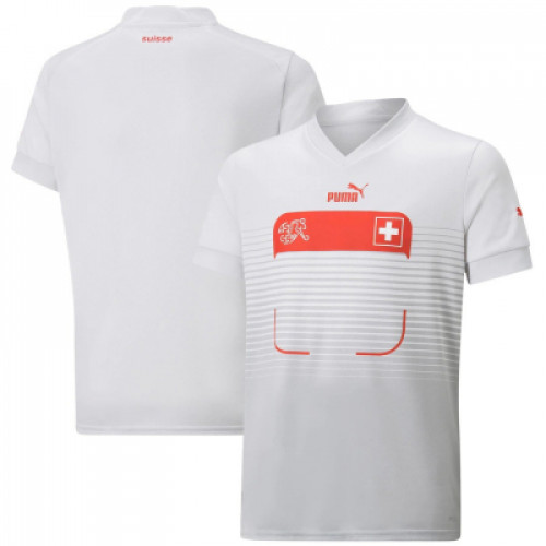 Сборная Швейцарии гостевая футболка 2022-2023