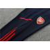 Арсенал спортивный костюм с толстовкой на короткой молнии 2022-2023 тёмно-синий с красным